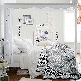 Midnight Geo Deluxe Comforter Set with Comforter, Sheet Set, Pillowcase, Mattress Pad, Pillow Inserts + Blanket