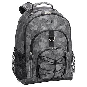 Gear-Up Heathered Black Camo Backpack
