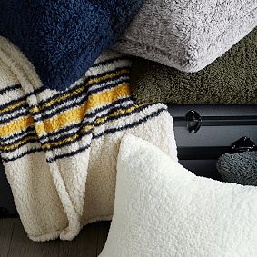 Cozy Heritage Stripe Throw