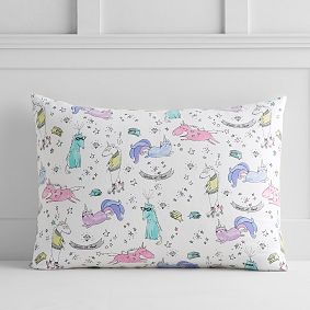 Unique Unicorn Organic Flannel Sham