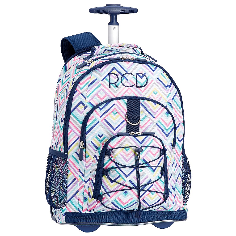 Gear-Up Vivid Geo Rolling Backpack
