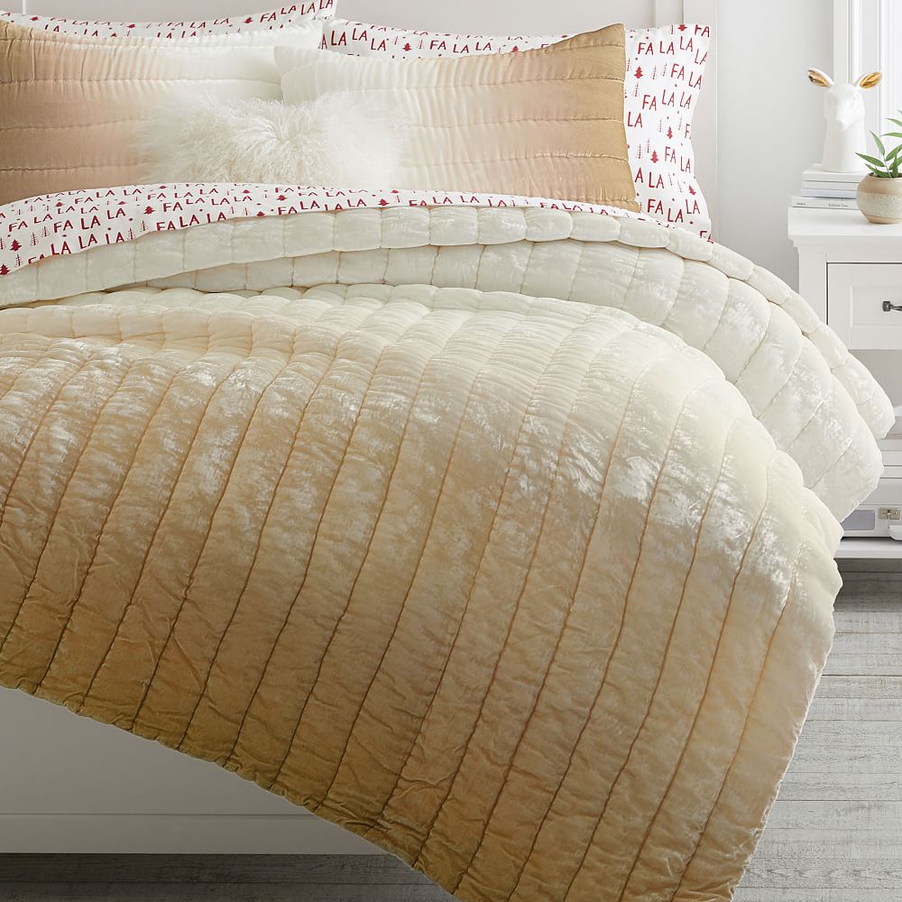 Ombre Velvet Quilt