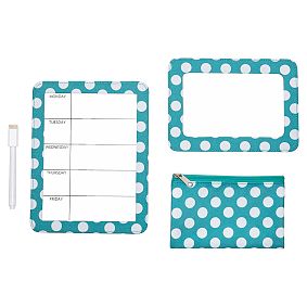 Locker Organizer Bundle, Baltic Dot
