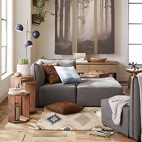 Organic Diamond Weave Throw