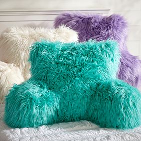 Fur-rific Faux Fur Backrest Pillow Cover