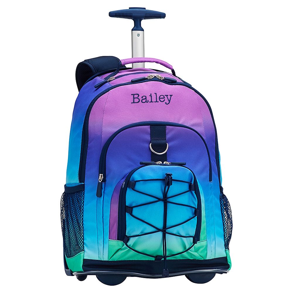 Gear-Up Ombre Rolling Backpack