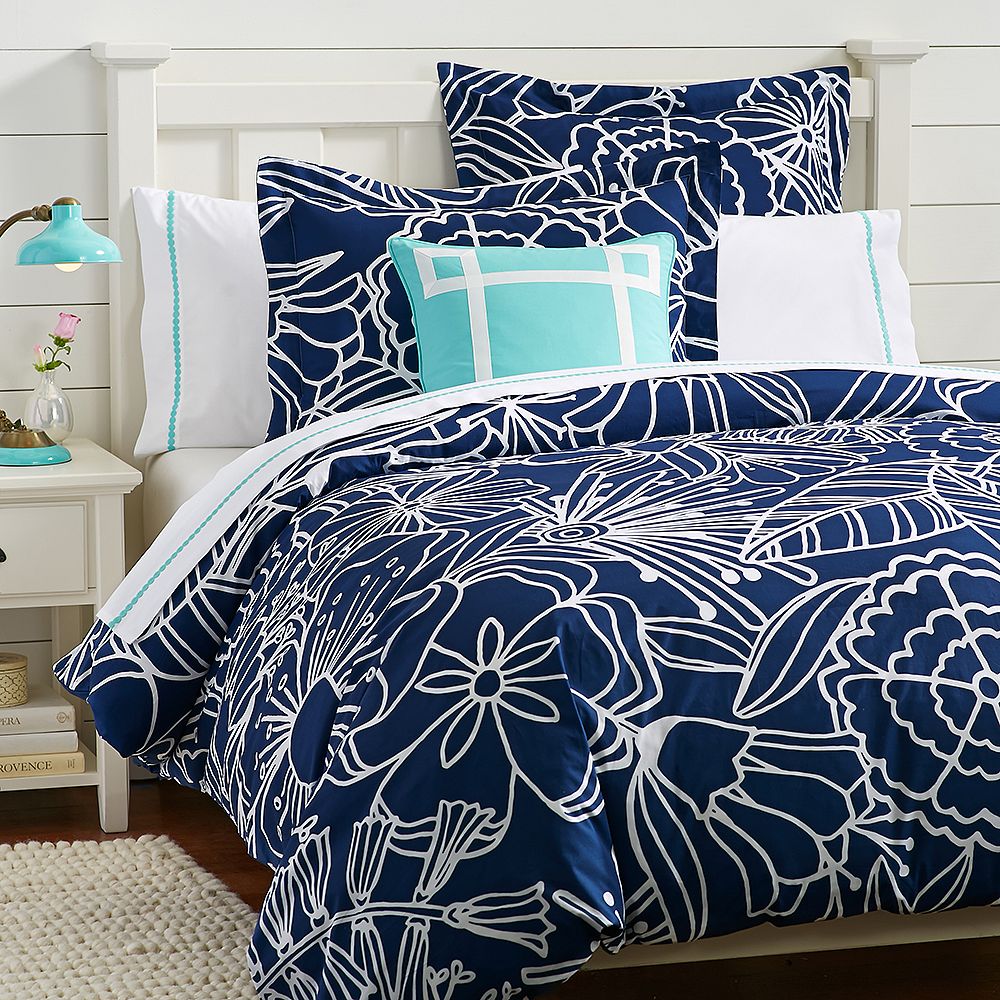 Morgan Floral Duvet Cover, Royal Navy