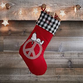 Peanuts&#174; Peace Sign Stocking