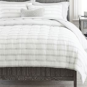 Solstice Striped Reversible Quilt