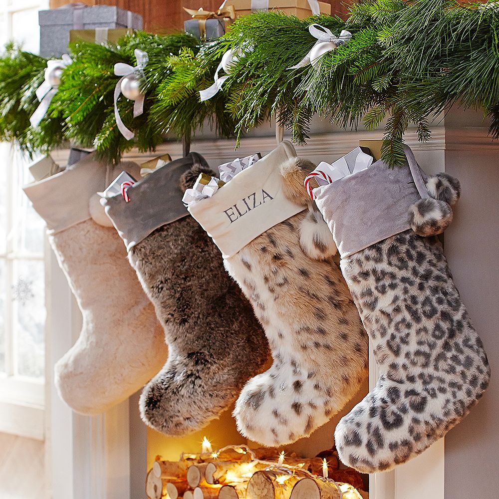 Faux-Fur Stockings