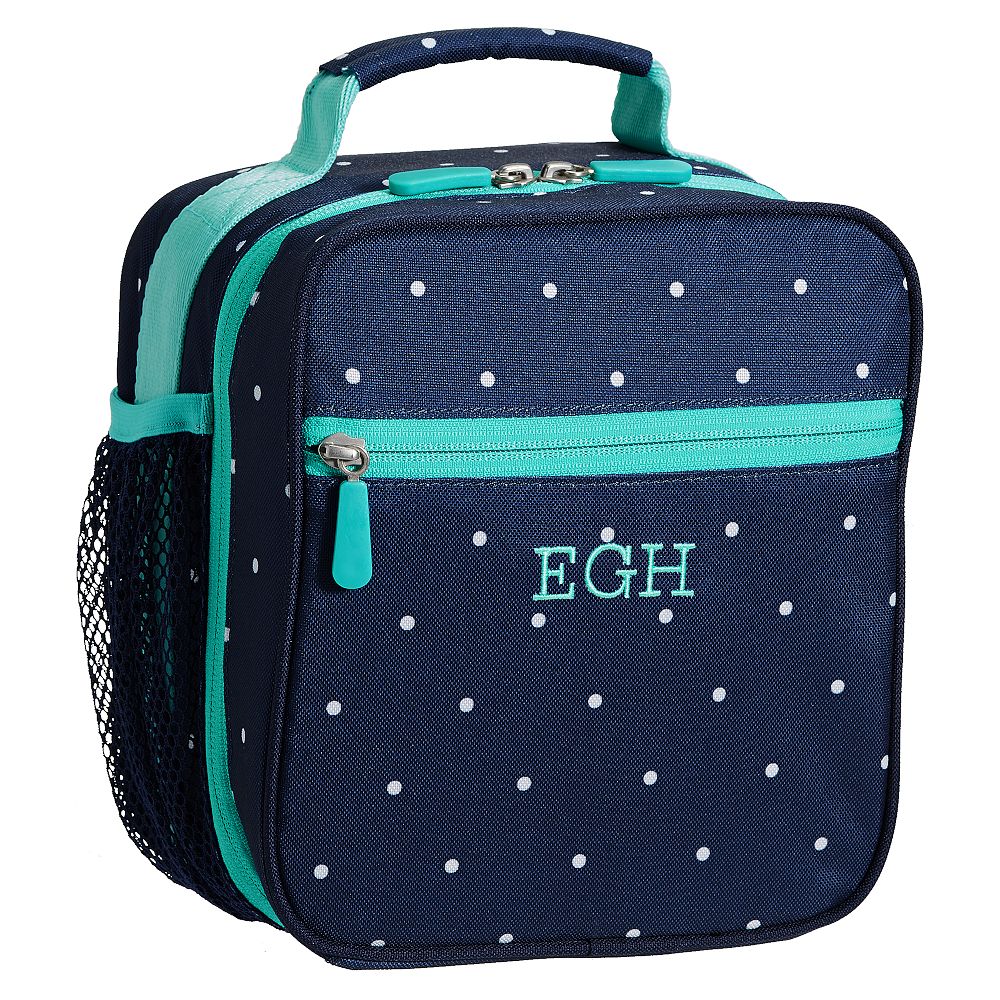 Gear-Up Navy Pin Dot Classic Lunch Bag