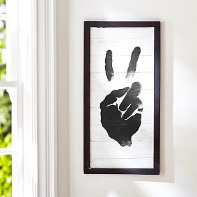 Peace Sign Wood Art