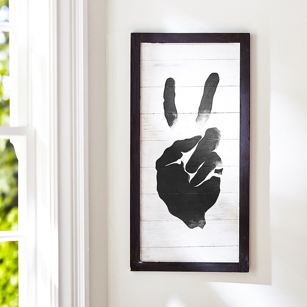Peace Sign Wood Art