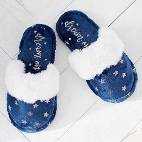 Royal Navy Shimmer Star Slippers