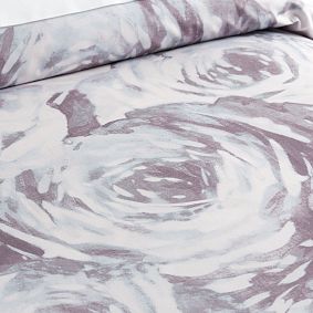 Painted Roses Organic Duvet Cover
