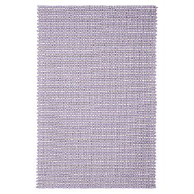 Tonal Texture Rug, Lavender/Ivory