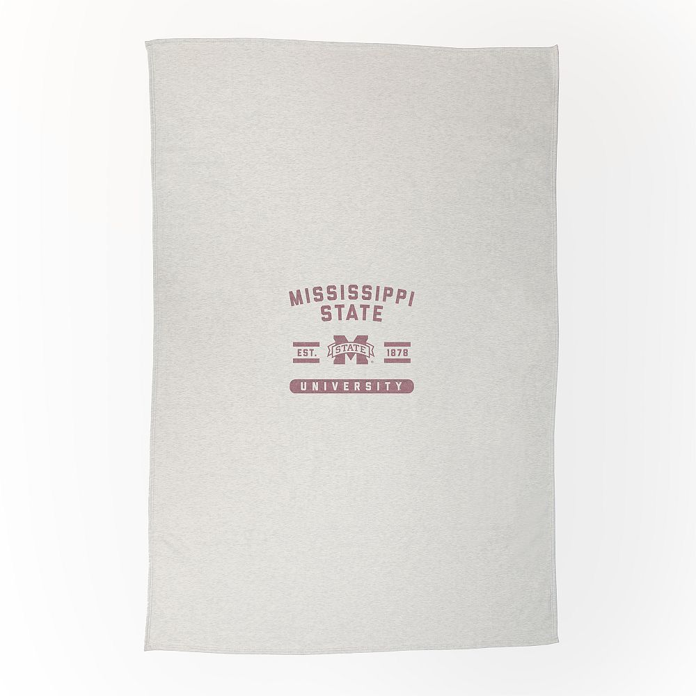 College Oatmeal Sweatshirt Oversized Throw