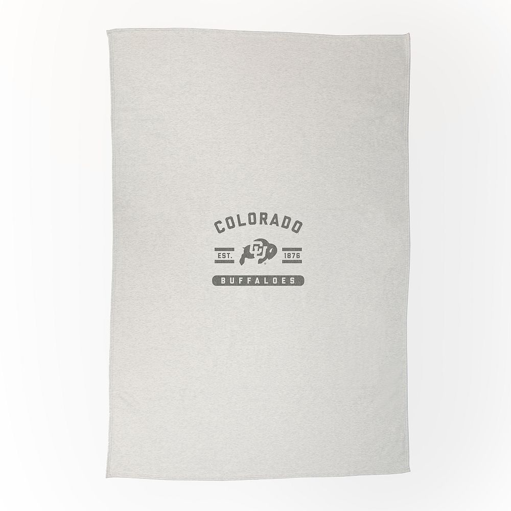College Oatmeal Sweatshirt Oversized Throw