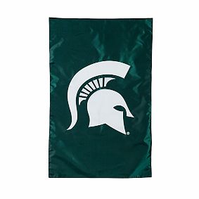 College Logo Applique Flag