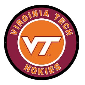 College Logo LED Round Wall Decor