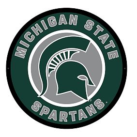 College Logo LED Round Wall Decor