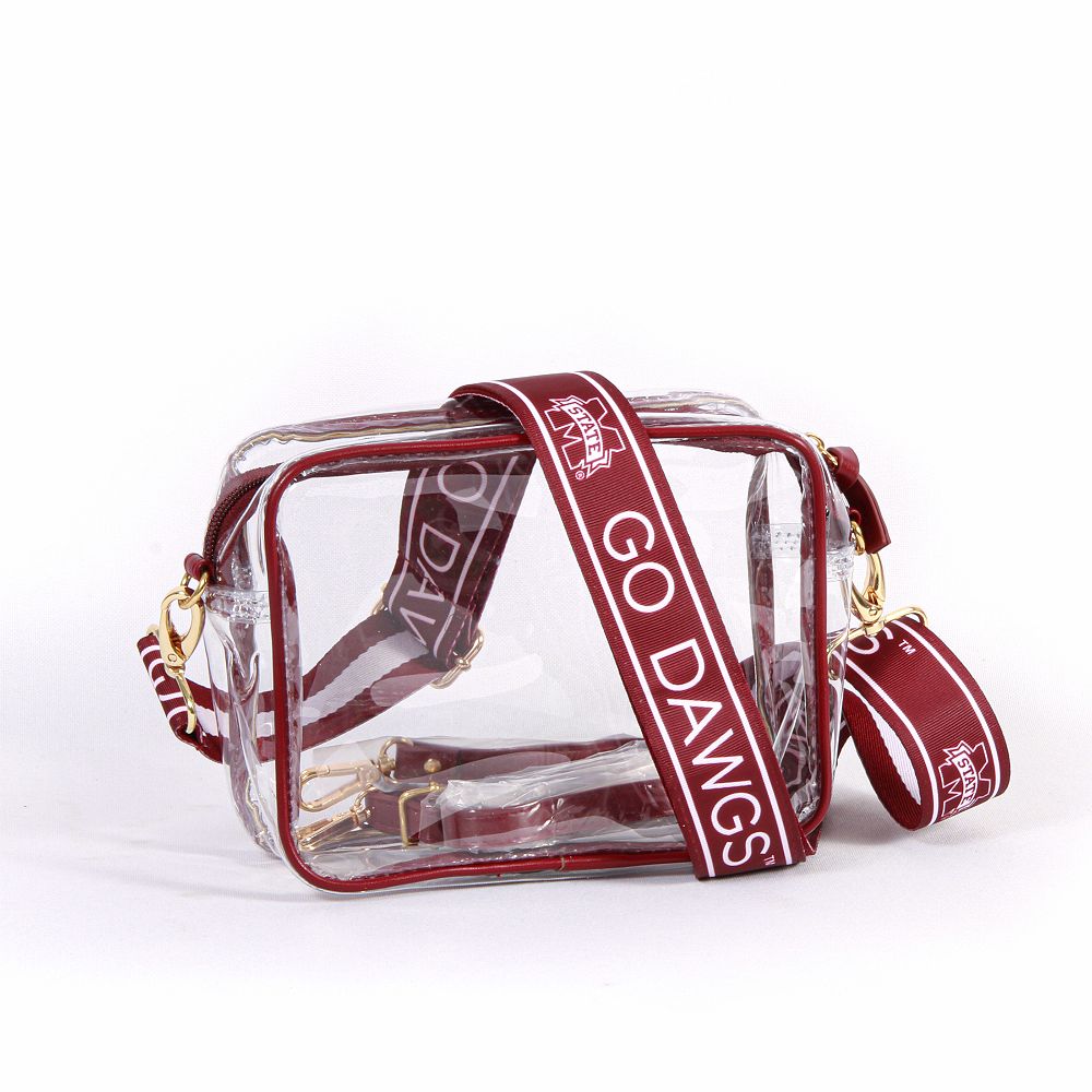 College Clear Crossbody Bag