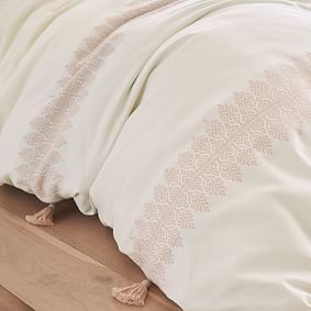 Indira Jacquard Duvet Cover