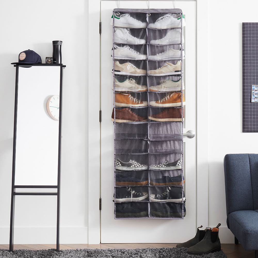 Recycled Over the Door Shoe Storage