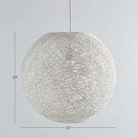 Woven Globe Chandelier (20&quot;)