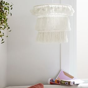 Layered Plug In Pendant Fringe