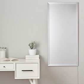 Beveled Mantra Floor Mirror