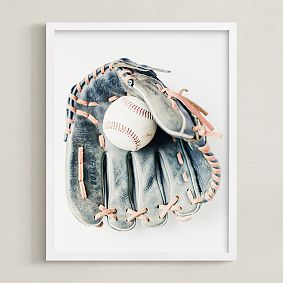 Minted&#174; Baseball 1 Wall Art by Helen Makadia