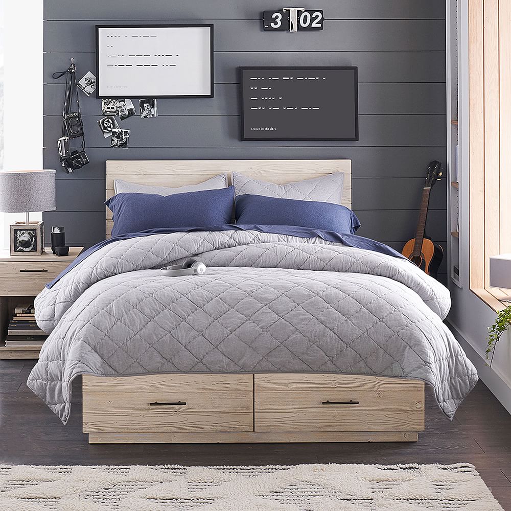 Modern Farmhouse Storage Bed