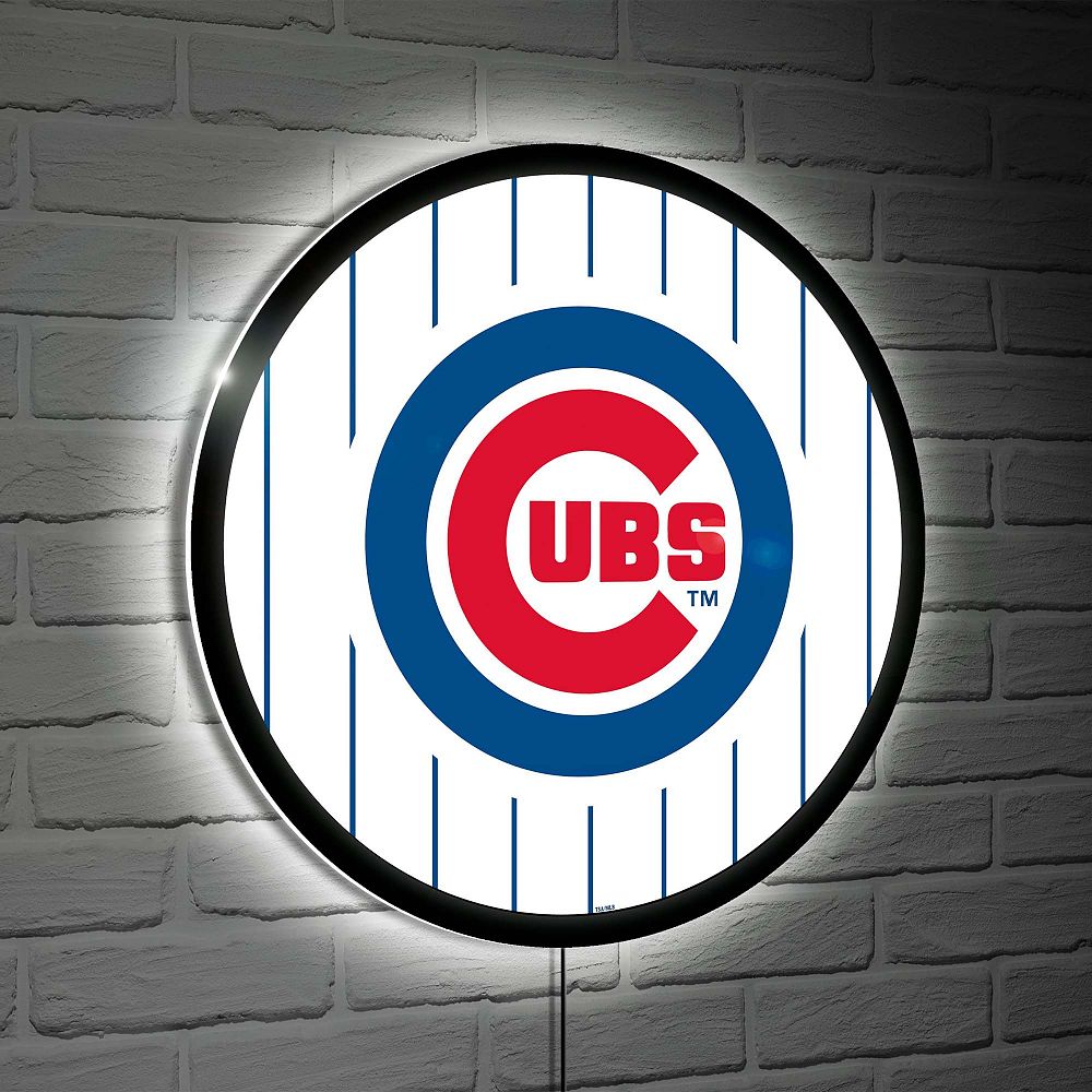 <i>MLB&#8482;</i> Round LED Wall Light with Pinstripes