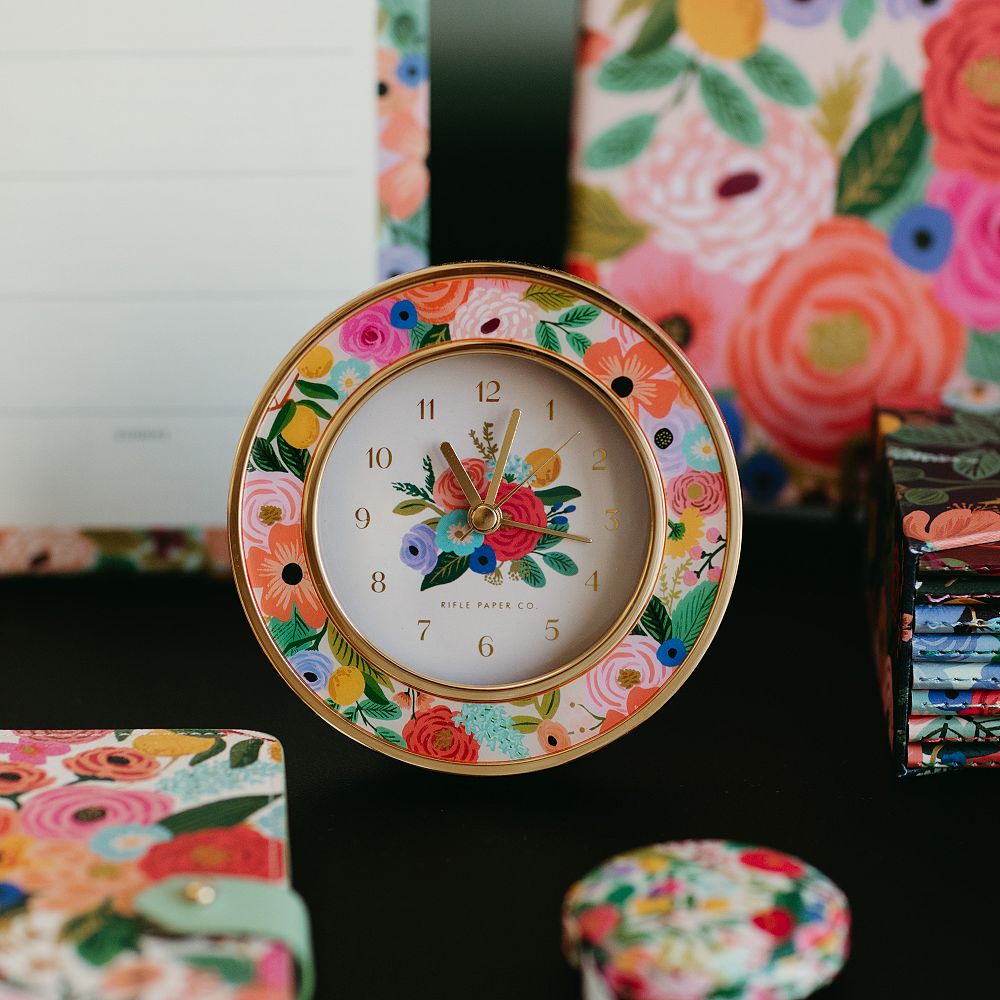 Rifle Paper Co. Garden Party Desk Clock