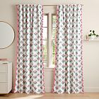 Roller Rabbit Rose Printed Blackout Curtain