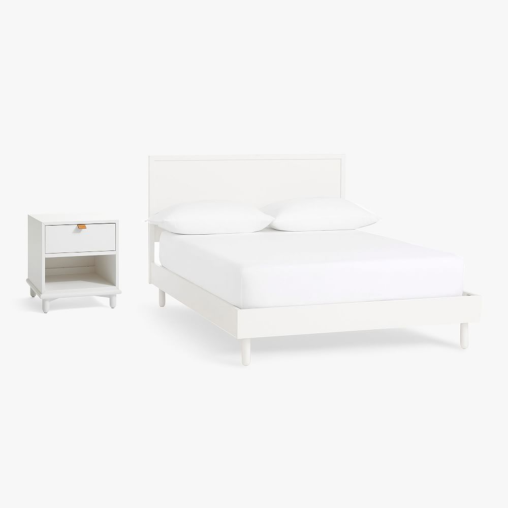 Nash Platform Bed &amp; Nightstand Set