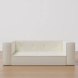 Piped Cushy Complete Loveseat (65")