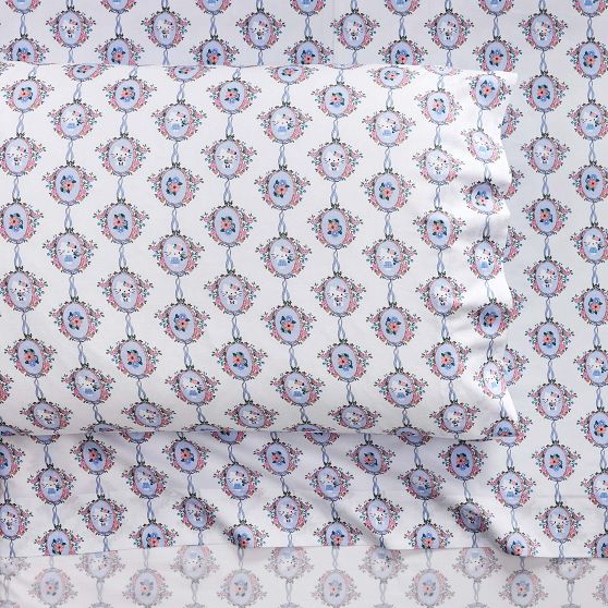 Hello Kitty® Chambray Stripe Organic Sheet Set