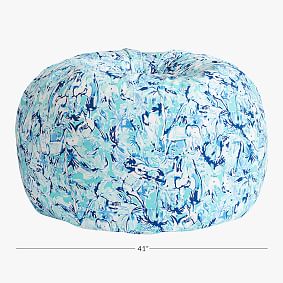 Lilly Pulitzer Bean Bag Chair, Elephant Appeal