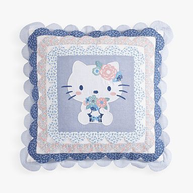 Hello Kitty® Scallop Pillow, 18x18, Multi