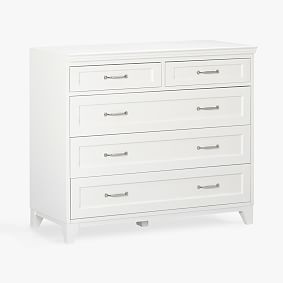 Hampton 5-Drawer Dresser, Simply White