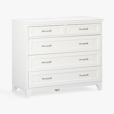 Hampton 5-Drawer Dresser, Simply White