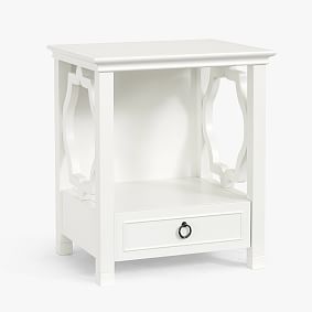 Evie Nightstand, Simply White