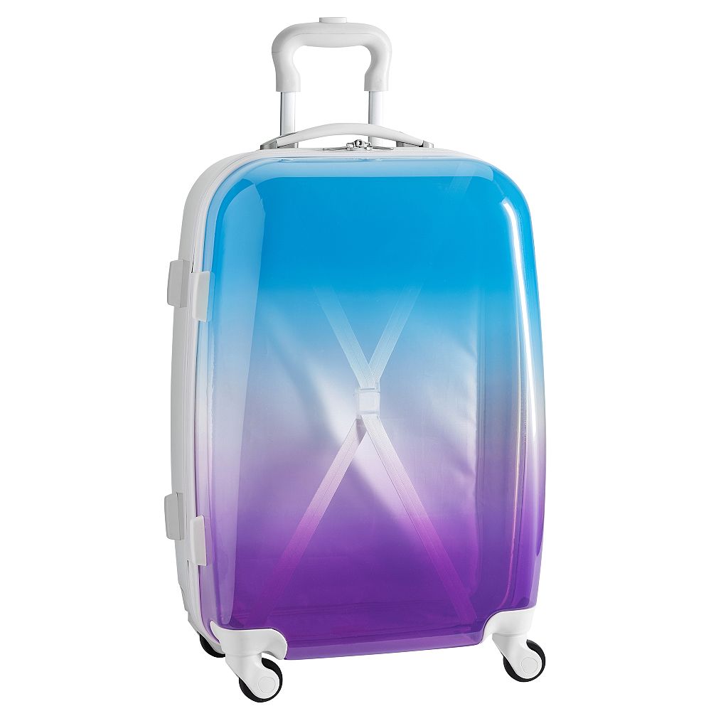 Clear Ombre Hard-Sided 22&quot; Carry-On Spinner Suitcase