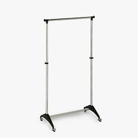 Adjustable Rolling Garment Rack