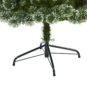Wisconsin Snow Tip Slim Pine Faux Christmas Tree