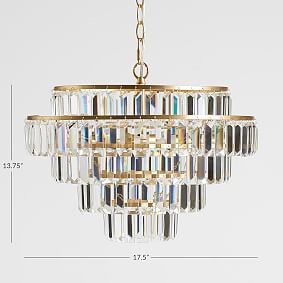 Monique Lhuillier Crystal Chandelier (18&quot;)