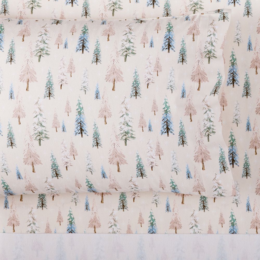 Winter Wonderland Organic Flannel Organic Sheet Set