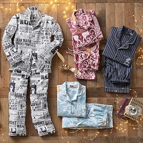 Harry Potter&#8482; Magical Damask Organic Flannel Pajama Set - Mystic Mint